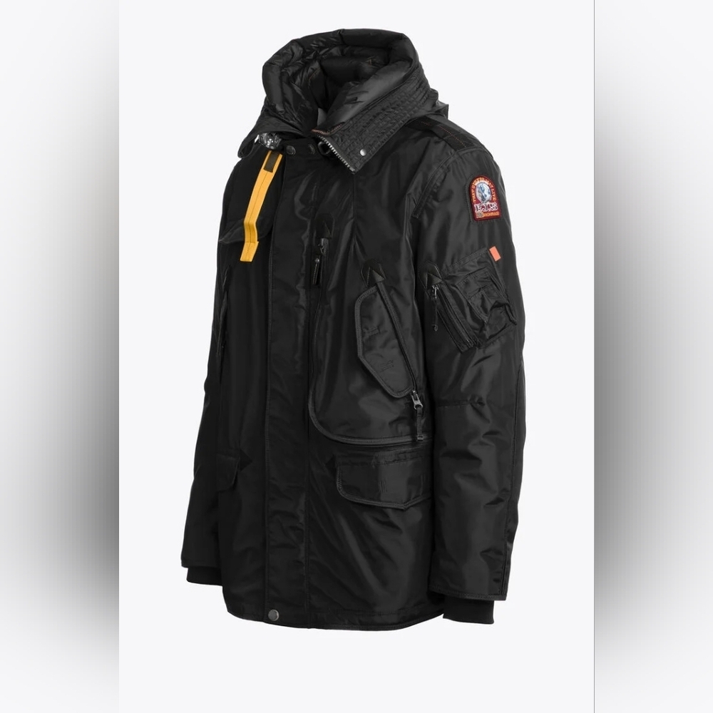Parajumpers Men's Right Hand Hooded Jacket in Black LIKE NEW